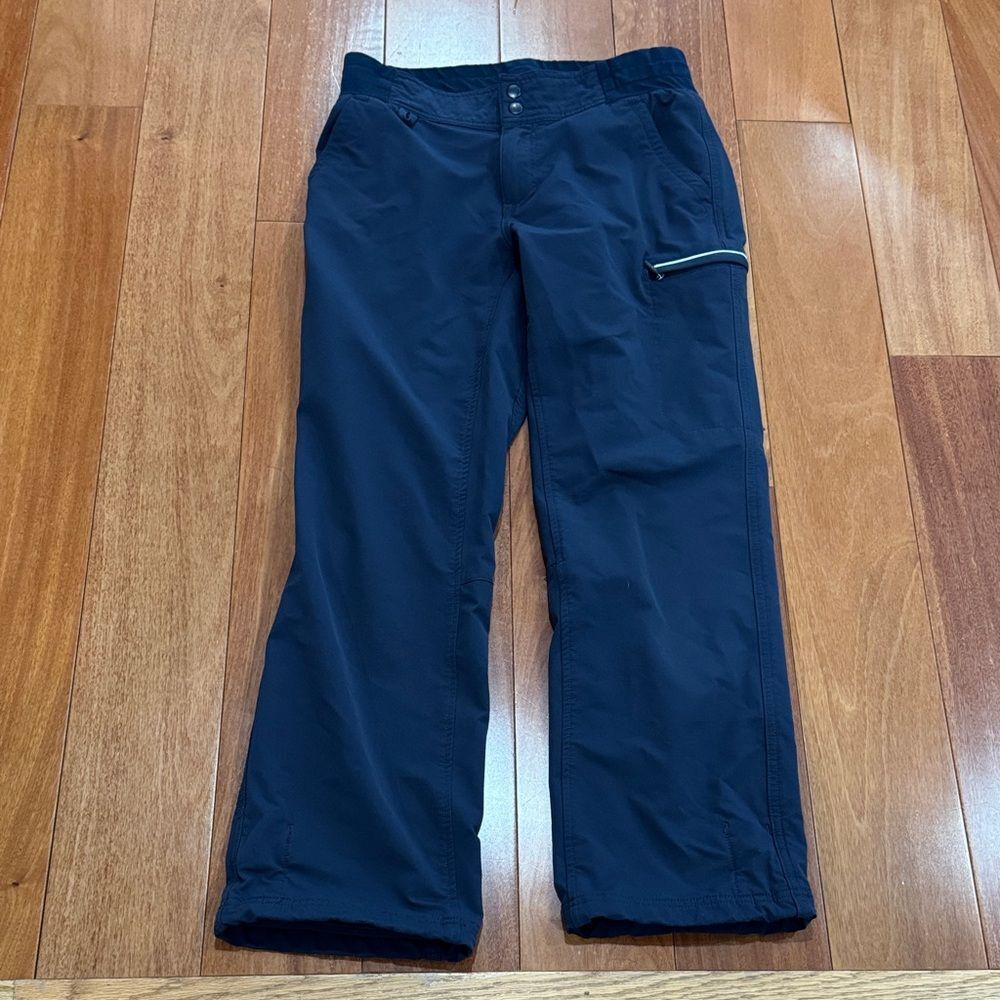 Duluth Trading Co Pants Womens Black Hills Hiking Water Repellent Pants Sz 8x29 - Picture 1 of 11